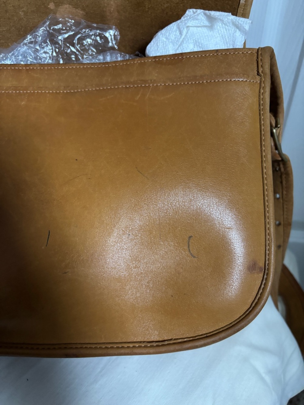 Vintage 1970’s Coach Classic Pouch, New York City! - Picture 8 of 16